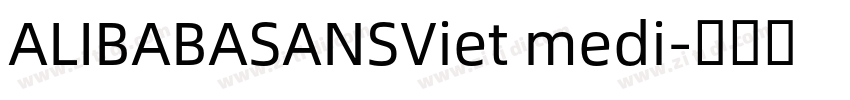 ALIBABASANSViet medi字体转换